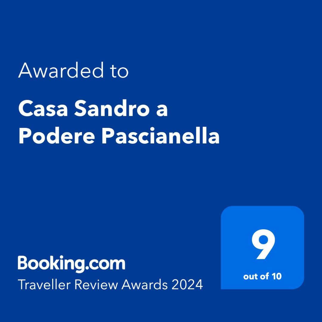 카살무스티아 Casa Sandro A Podere Pascianella 빌라 외부 사진